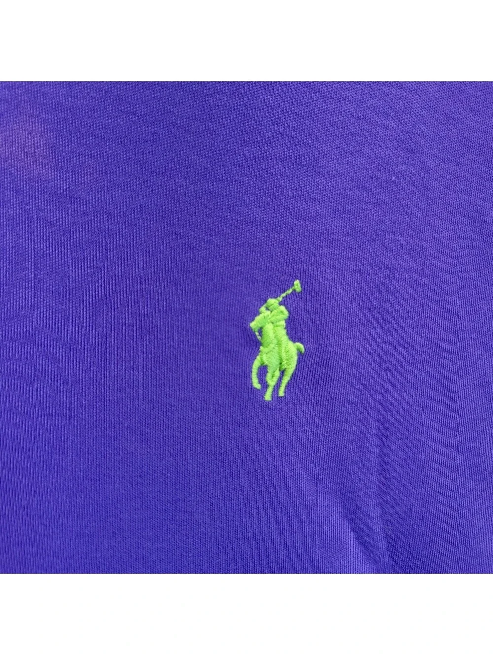 Ralph Lauren Polo Shirt Mens 2XL Purple Pima Soft Touch Casual Short Sleeve READ